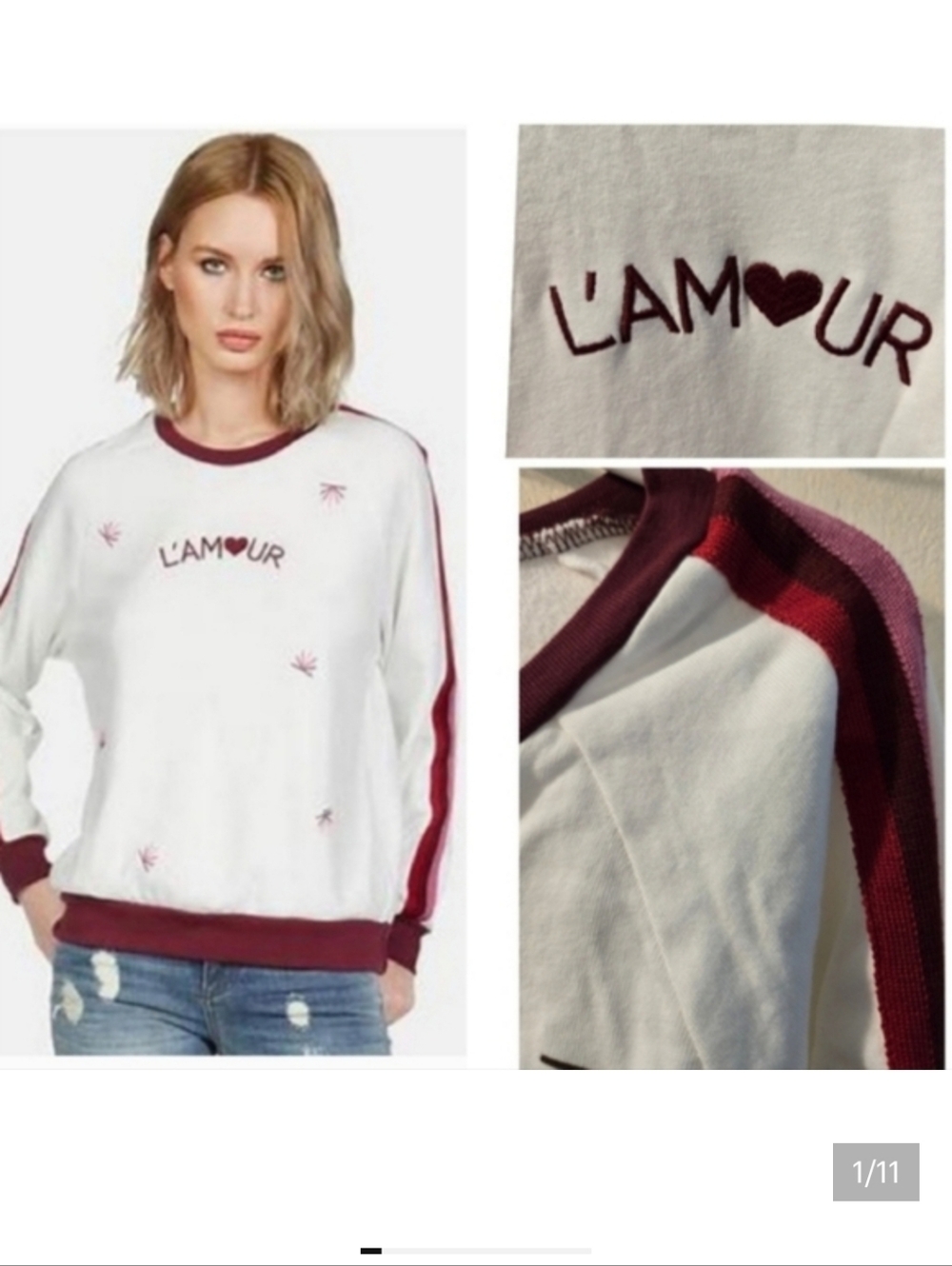Lauren Moshi L'Amour sweatshirt